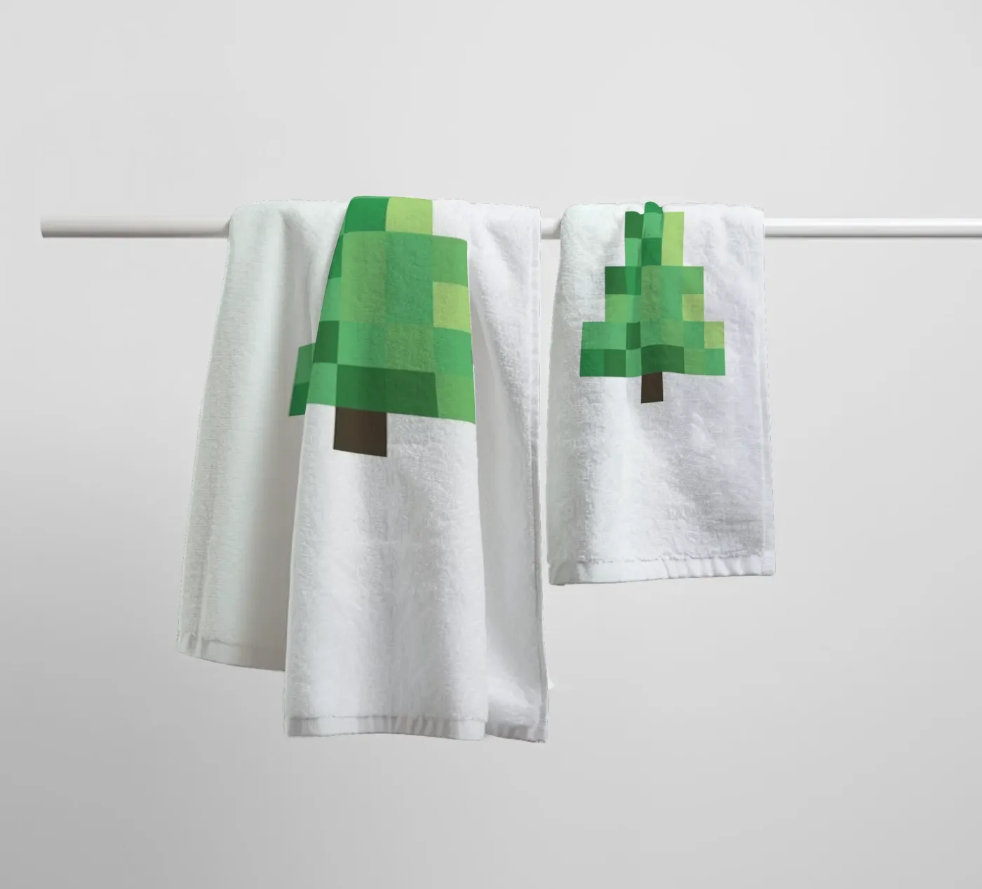 Pixel Tree towel by Studio One