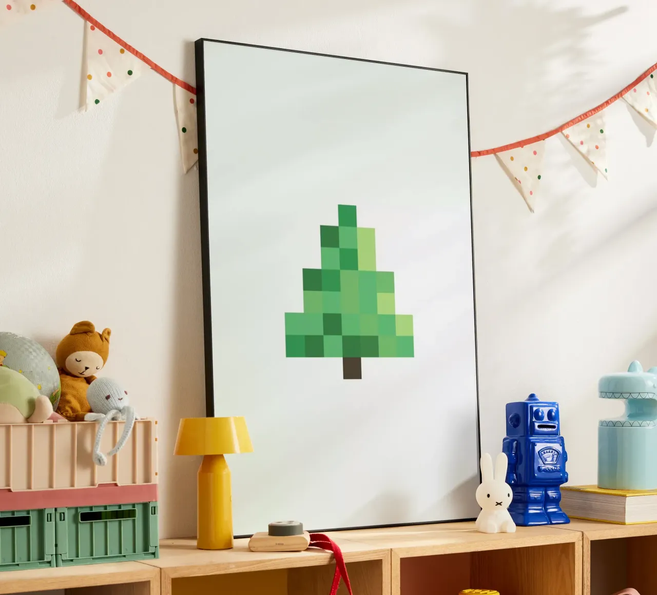 Pixel Tree alluminio dibond da Studio One