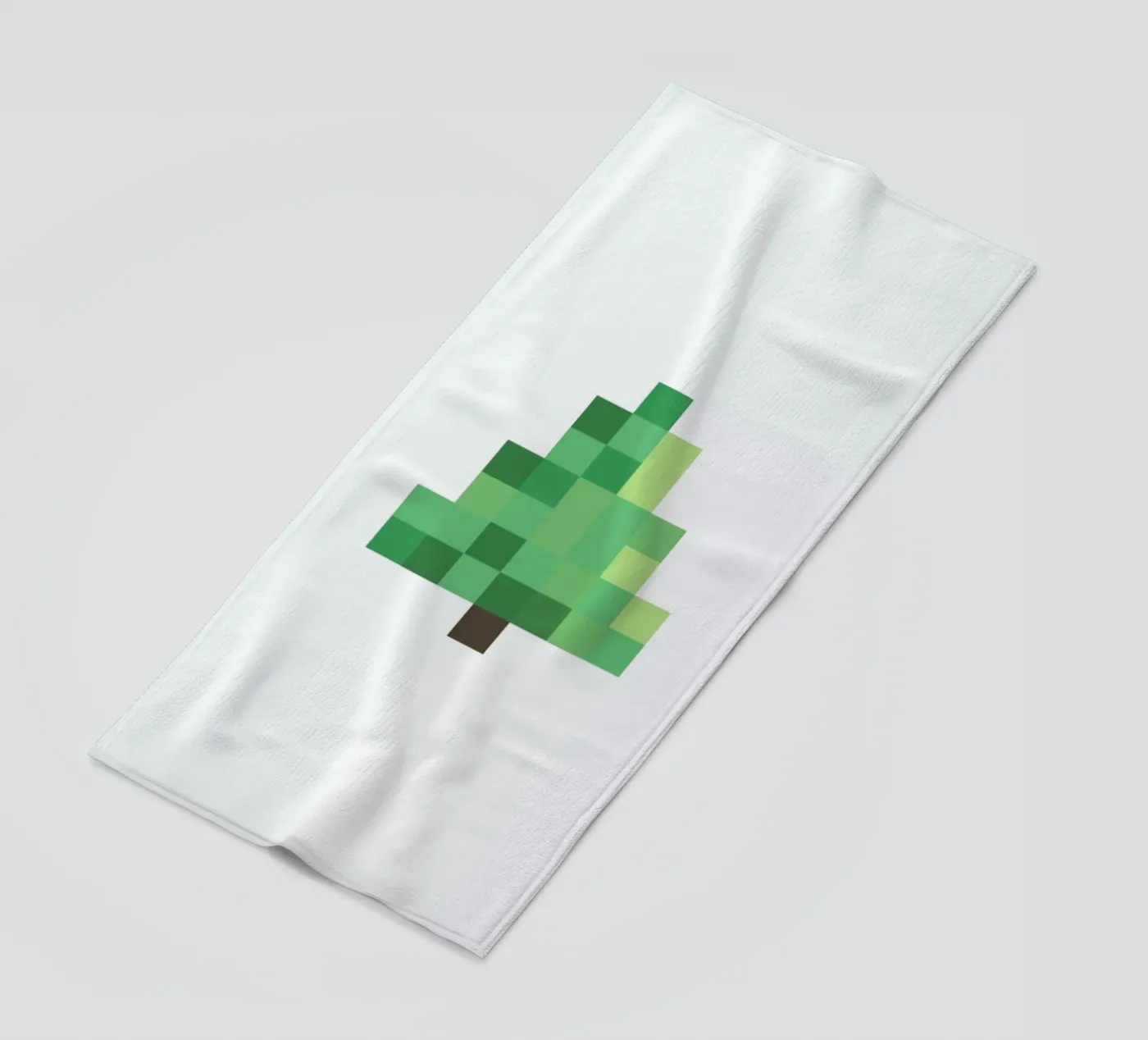 Pixel Tree Strandtuch von Studio One