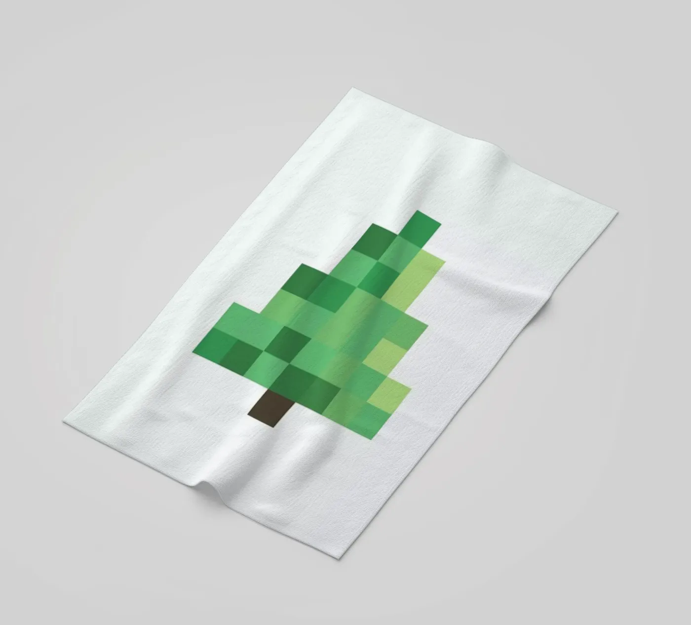 Pixel Tree Strandtuch von Studio One
