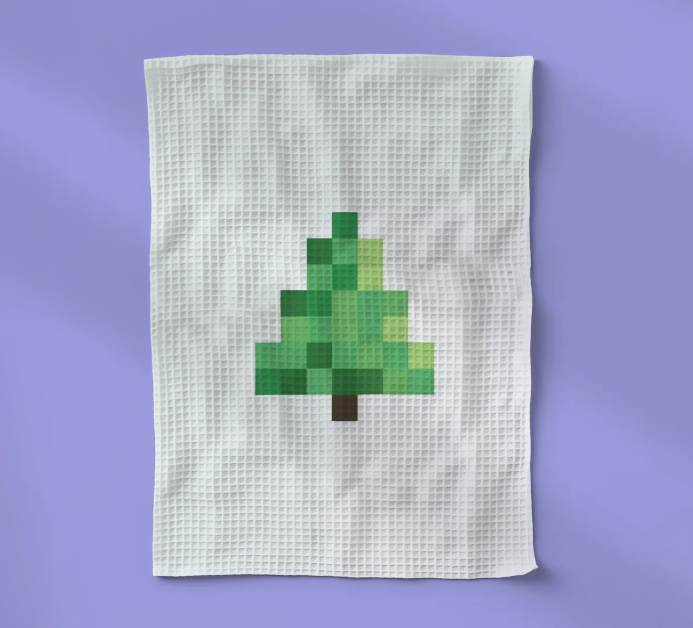 Pixel Tree tea towel by Studio One