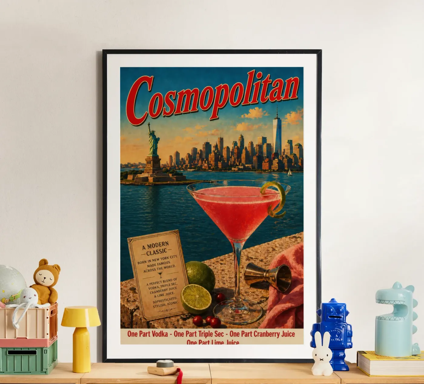 Cosmopolitan Poster von Emiliarts
