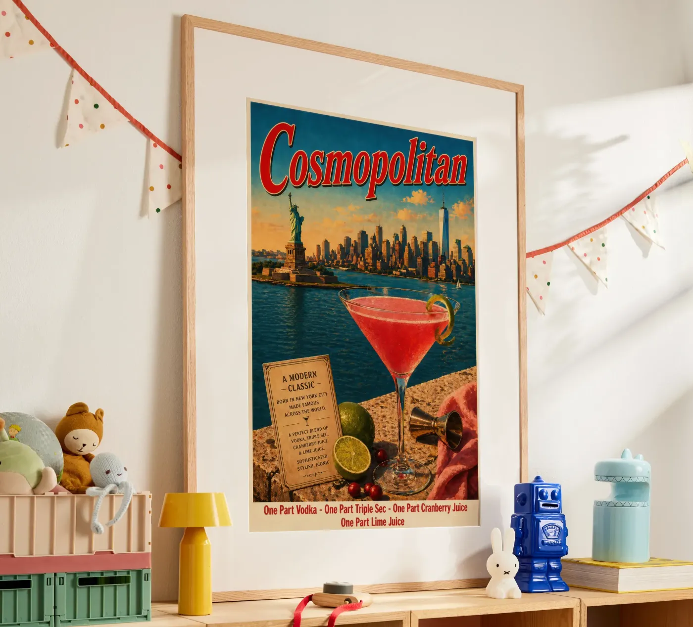 Cosmopolitan Poster von Emiliarts