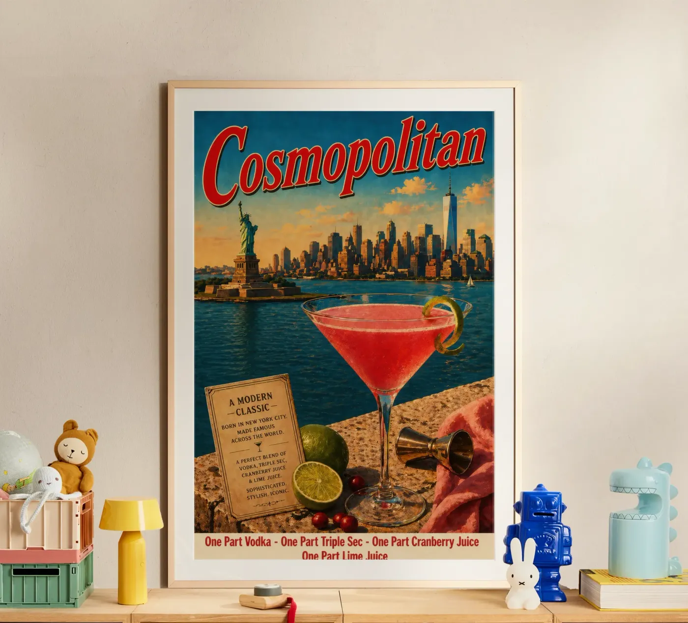 Cosmopolitan Poster von Emiliarts