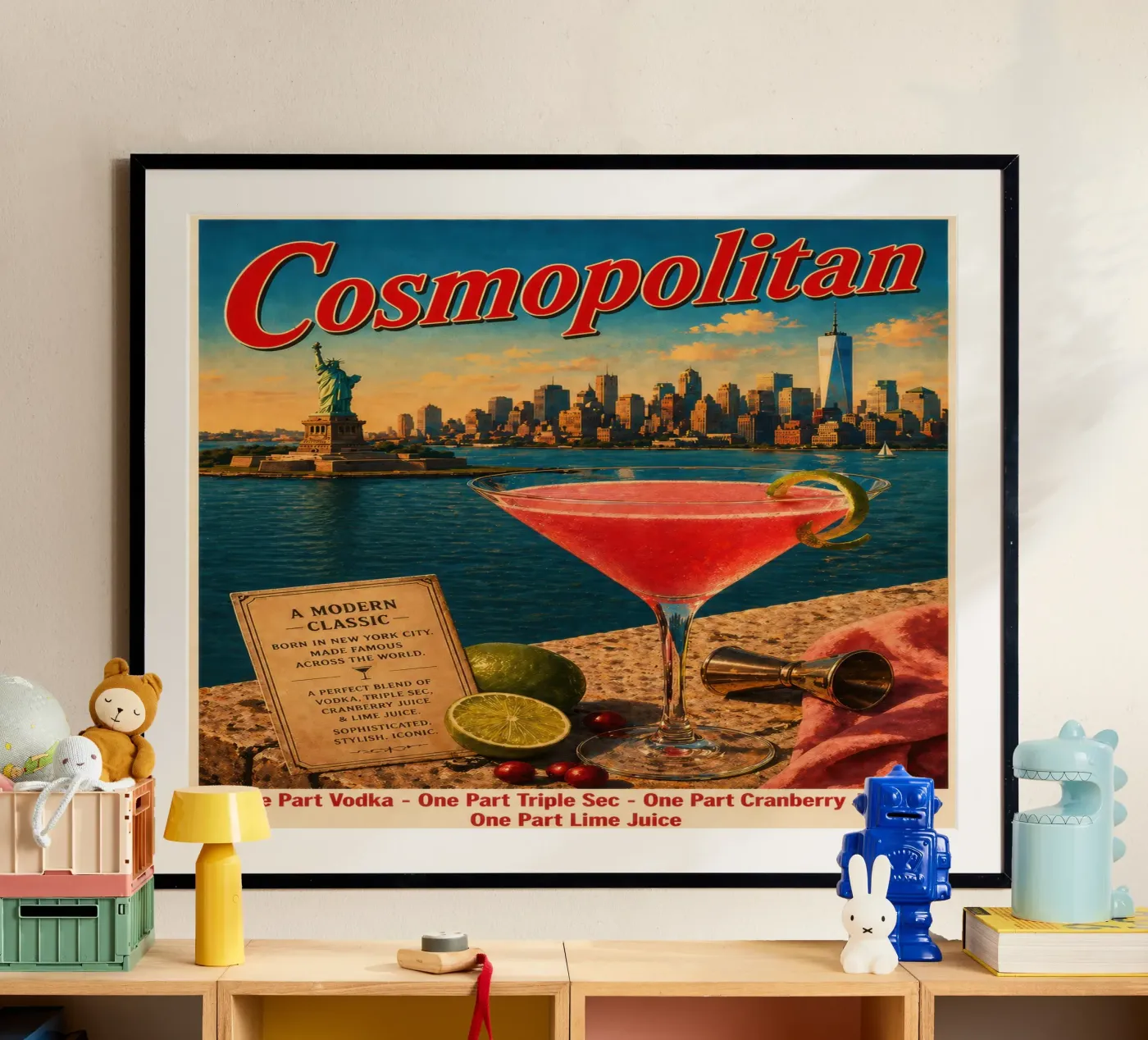 Cosmopolitan Poster von Emiliarts
