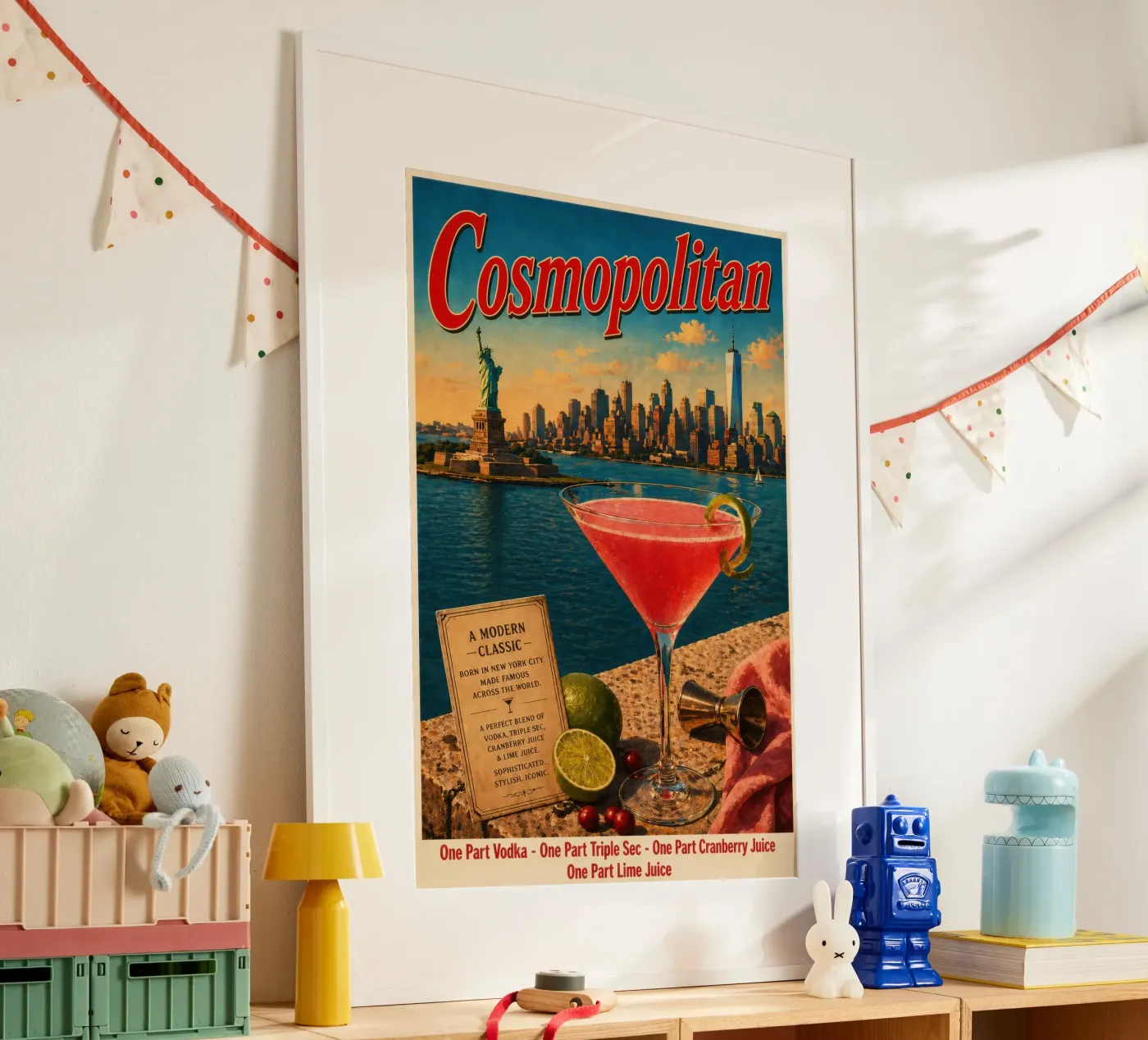 Cosmopolitan Poster von Emiliarts