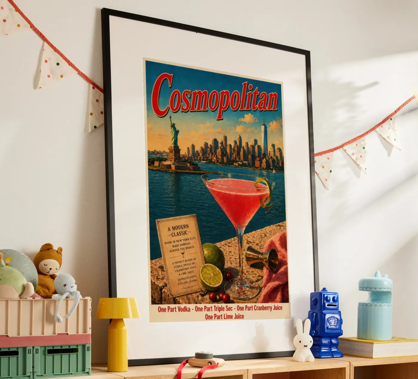 Cosmopolitan Poster von Emiliarts