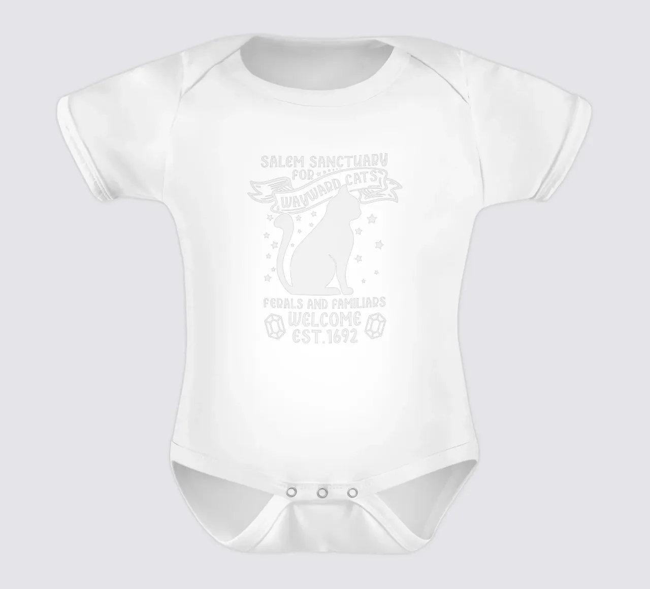 Welcome Est. 1692 body neonato maniche corte da edsonramosart