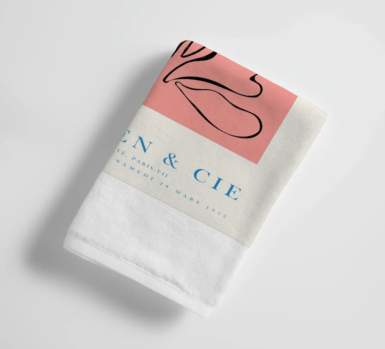 Botanical work of art - inspired by Matisse towel by Whole©