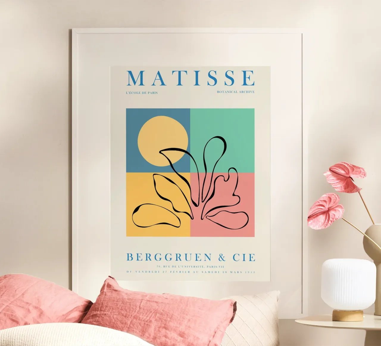 Opera d'arte botanica - ispirata a Matisse carta hahnemühle da Whole©