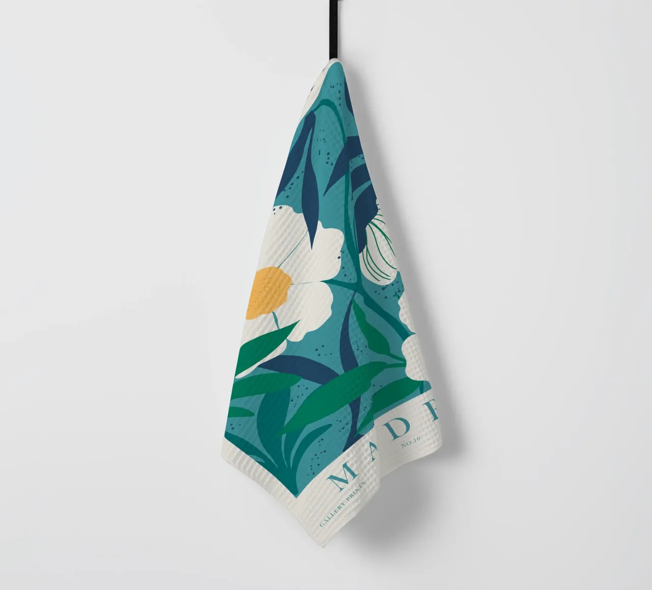Mercato dei fiori di Madrid - Arte botanica in stile retrò canovaccio da cucina da Whole©