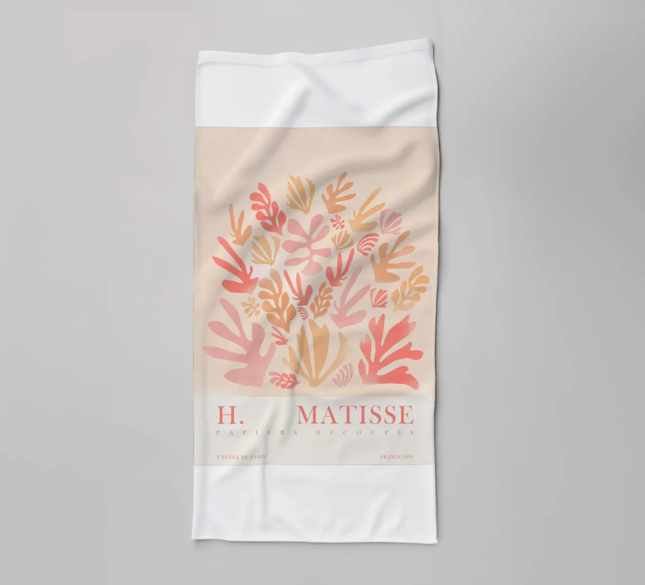 Opera d'arte ispirata a Matisse asciugamano da bagno da Whole©
