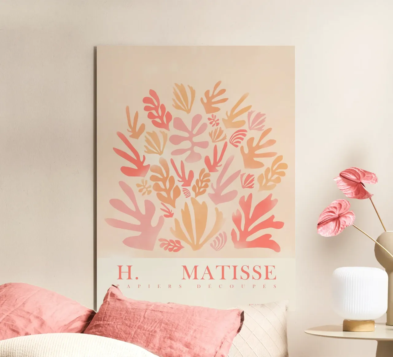 Opera d'arte ispirata a Matisse alluminio dibond da Whole©