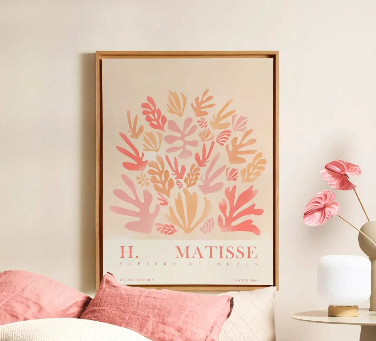 Opera d'arte ispirata a Matisse tela da Whole©