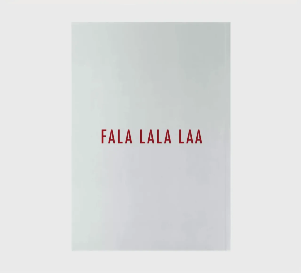 Fala Lala Laa notebook by Studio One