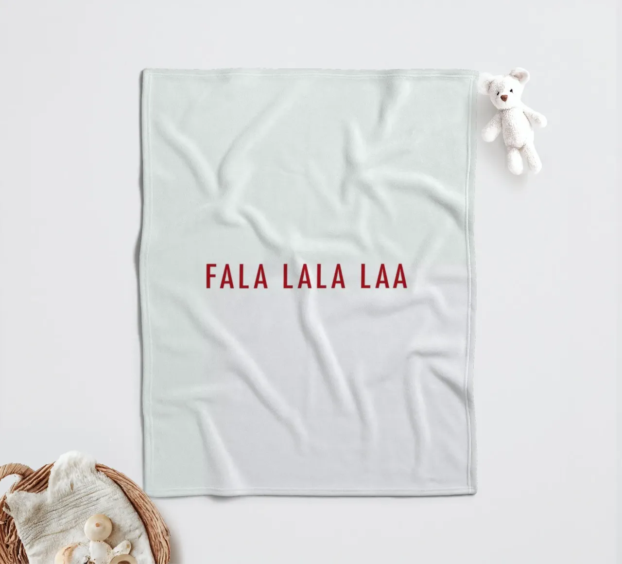 Fala Lala Laa fleece blanket by Studio One