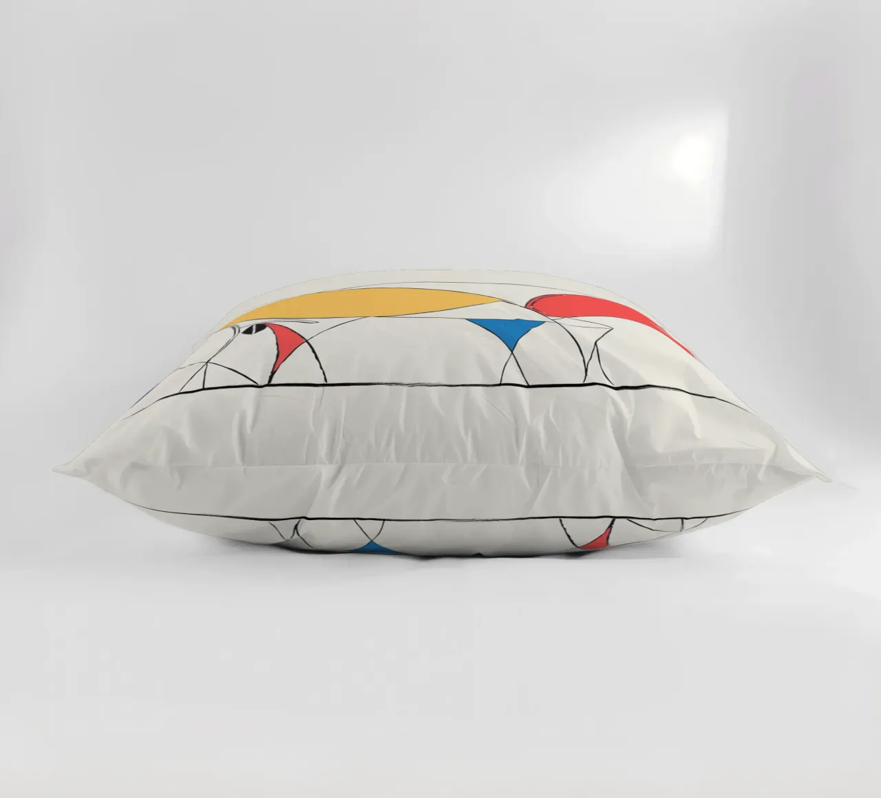 Design minimalista del toro ispirato a Picasso cuscino da Whole©