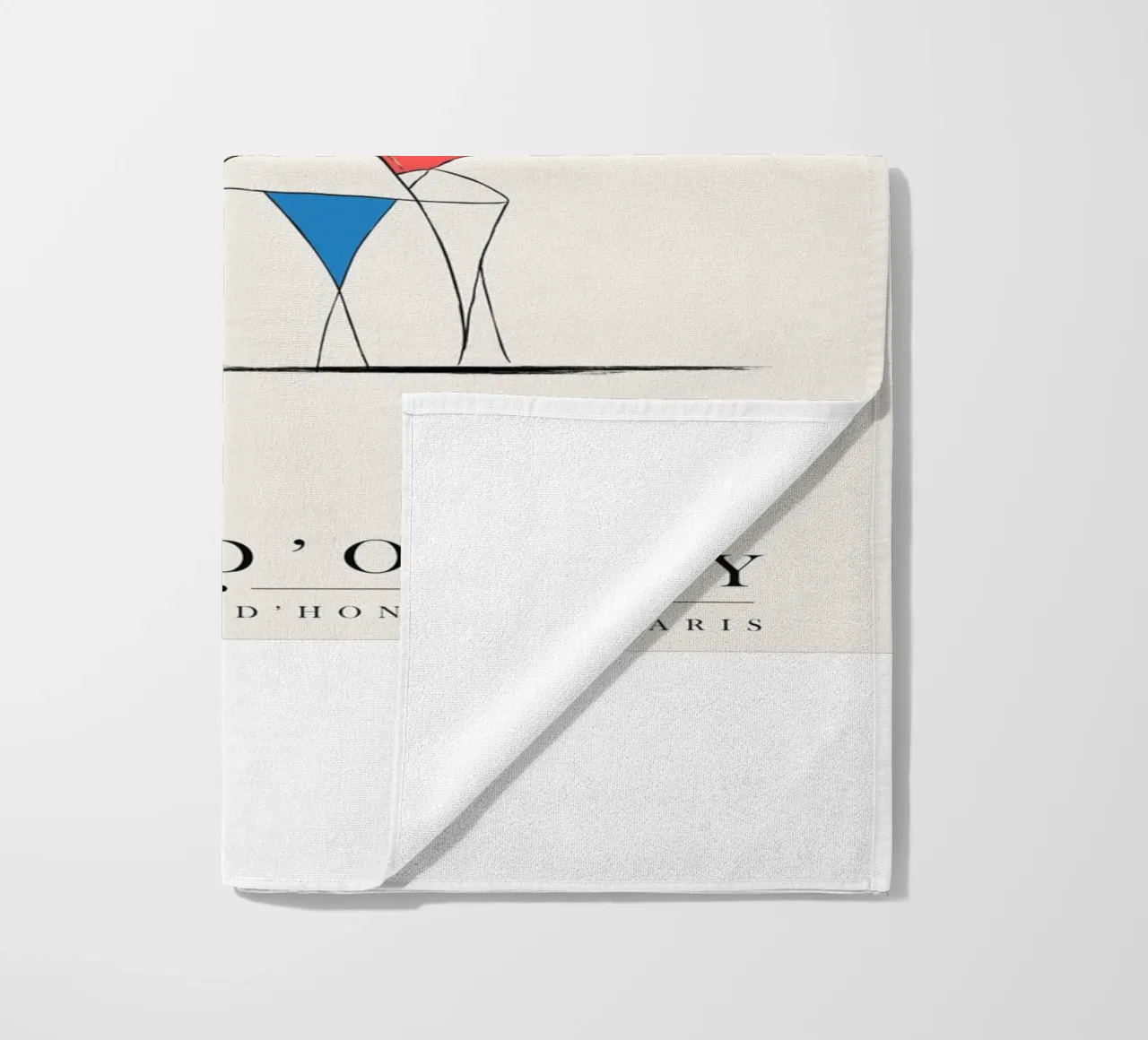 Design minimalista del toro ispirato a Picasso telo mare da Whole©