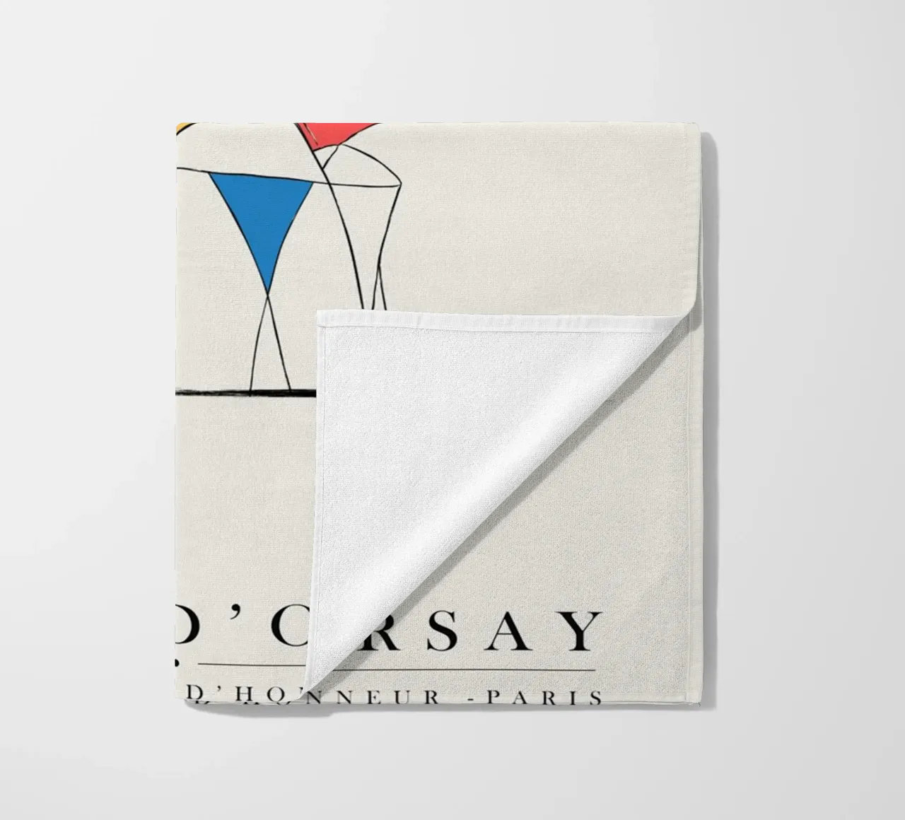 Design minimalista del toro ispirato a Picasso telo mare da Whole©