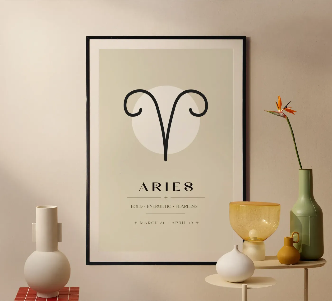 Sternzeichen Widder Poster poster da treechild