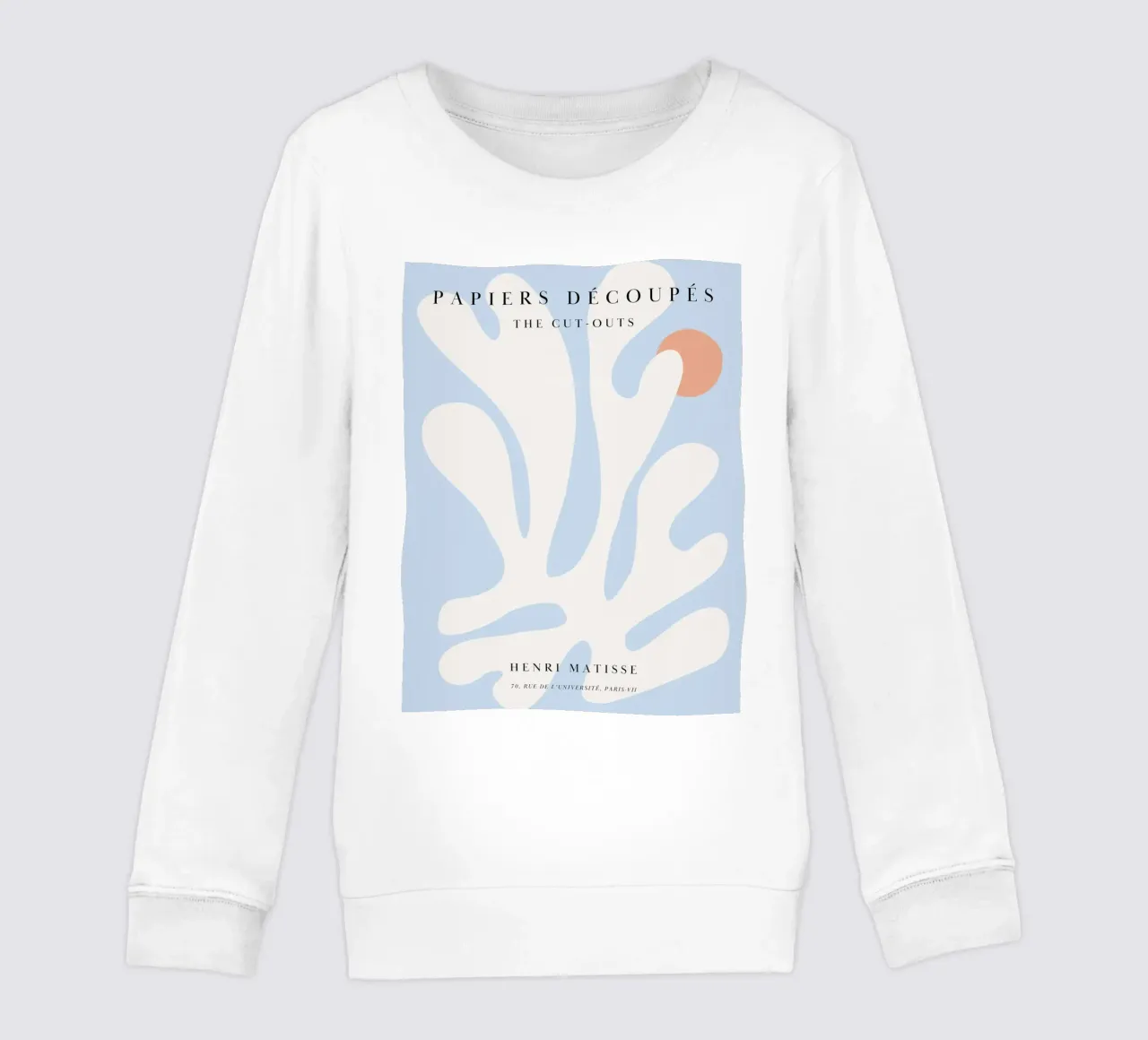 Motivo a silhouette di ispirazione matissiana in colori tenui felpa bambino da Whole©