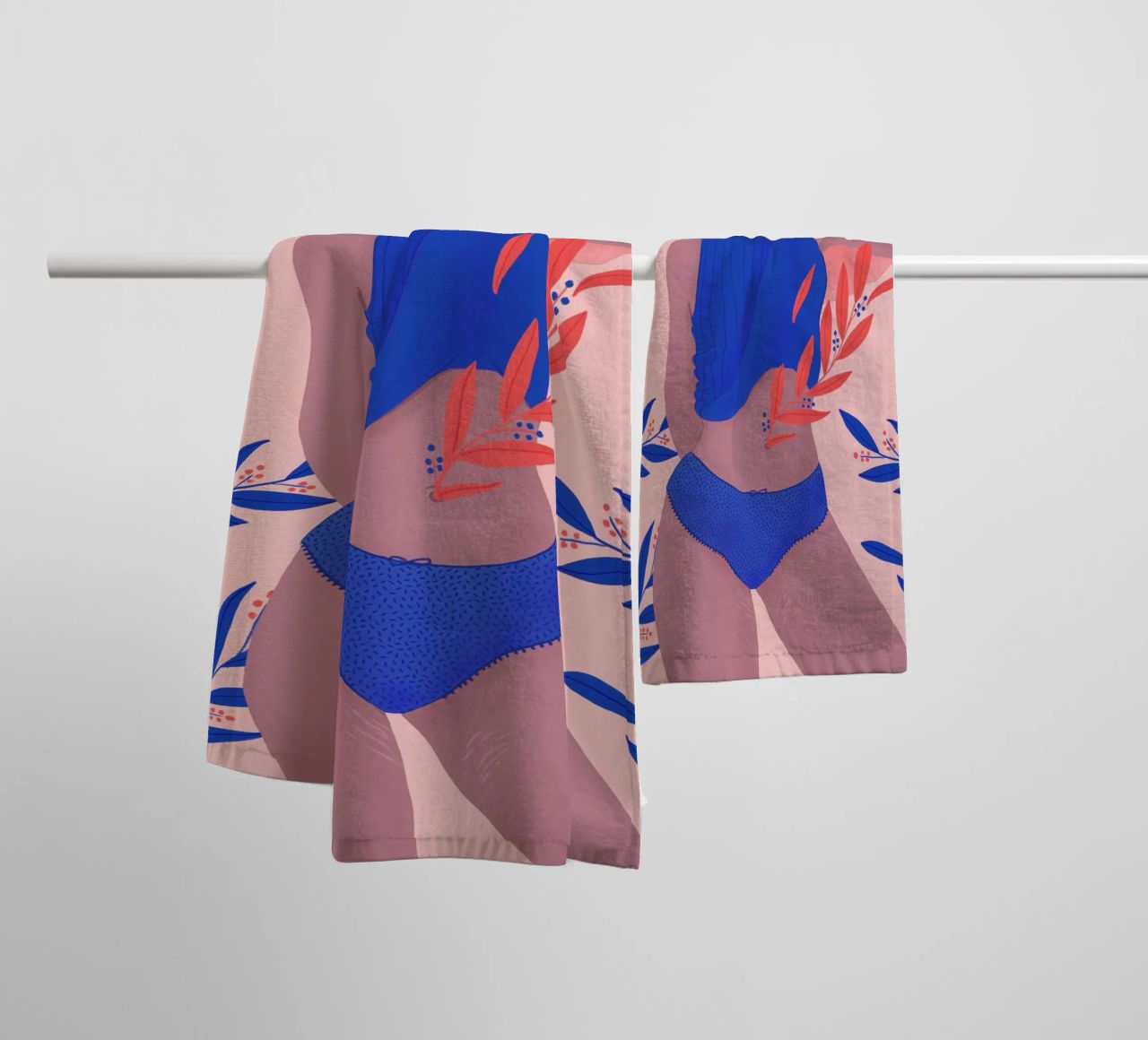 Veronika Grenzebach - Me quedo con los lagos en la mente toalla de baño de The Artcircle