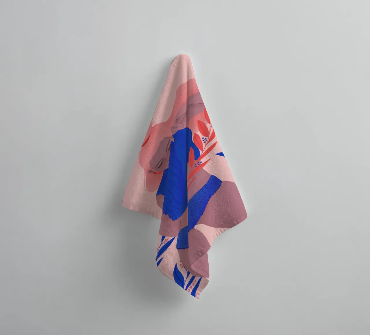 Veronika Grenzebach - Rimarrò con i laghi nella mia mente asciugamano da bagno da The Artcircle