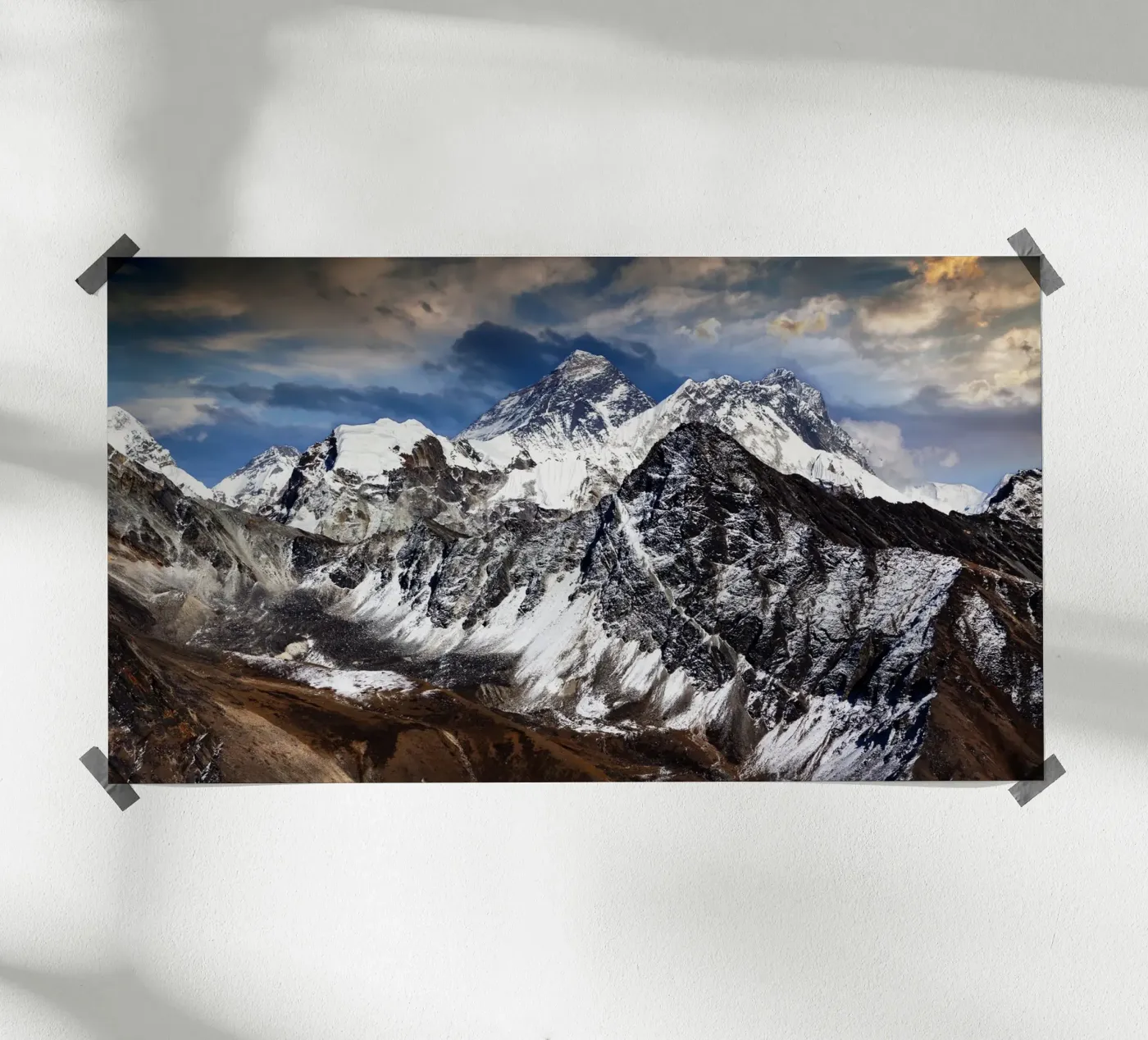 Mount Everest poster by Juergen Wiesler
