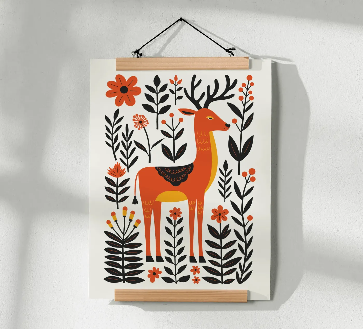 Nella foresta poster da Vector Hugo