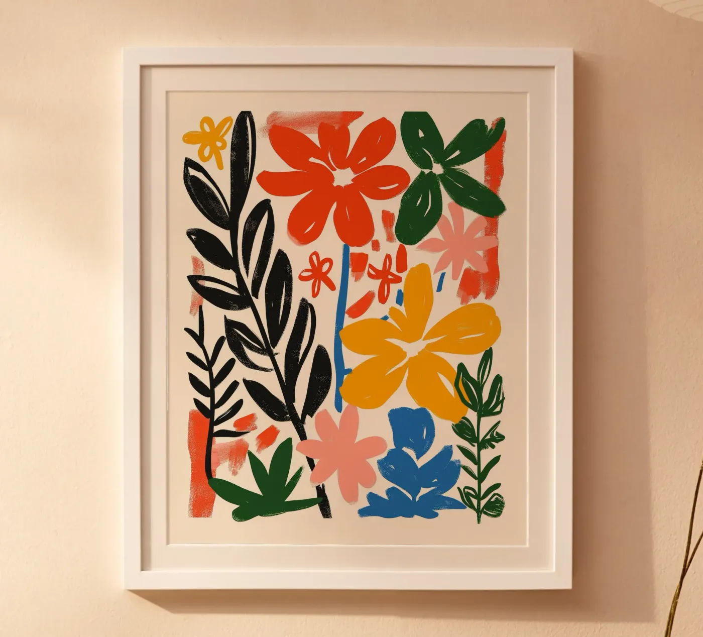 Wildblumen Poster von Folk & Bloom