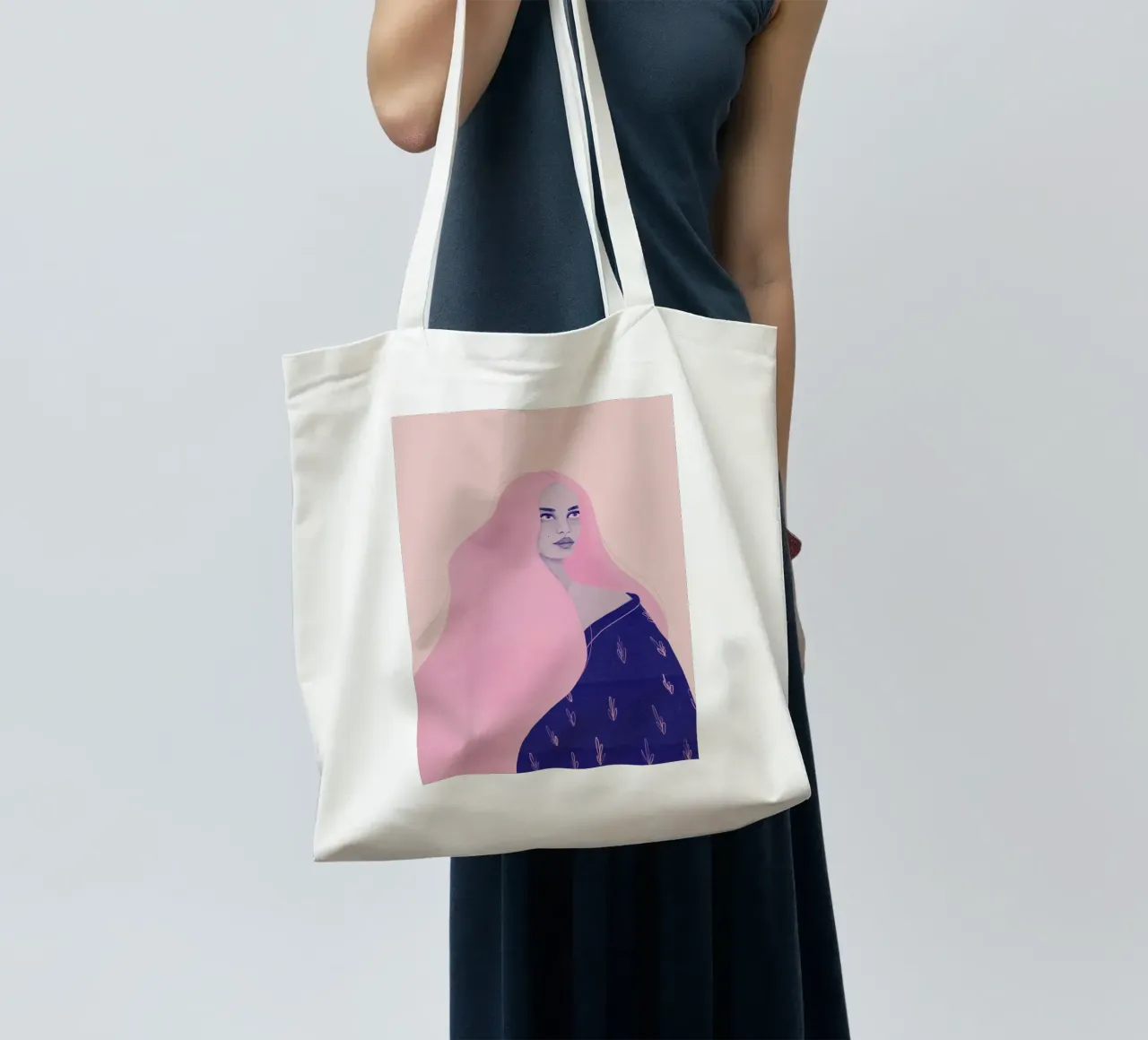 Veronika Grenzebach - Continuare a crescere borsa in juta da The Artcircle