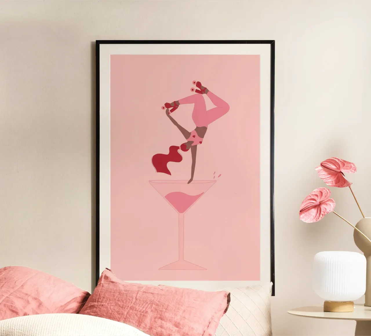 Veronika Grenzebach - Festeggiamo poster con telaio in legno da The Artcircle