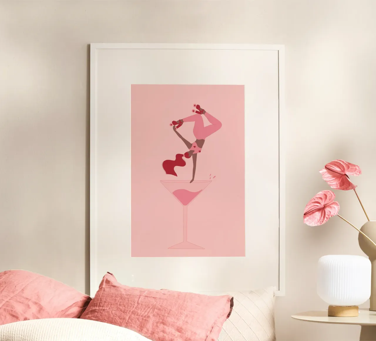 Veronika Grenzebach - Festeggiamo poster con telaio in legno da The Artcircle