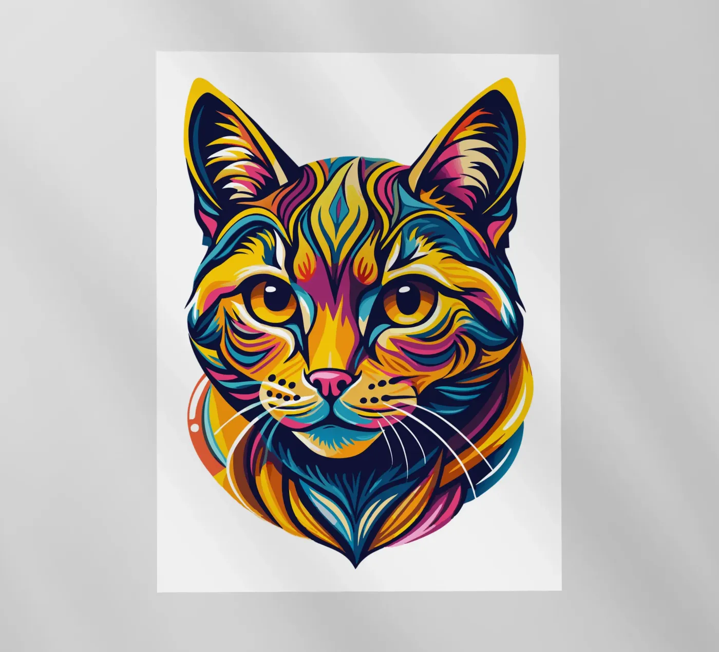 Amanti dei gatti pellicola backlit da Artnesia