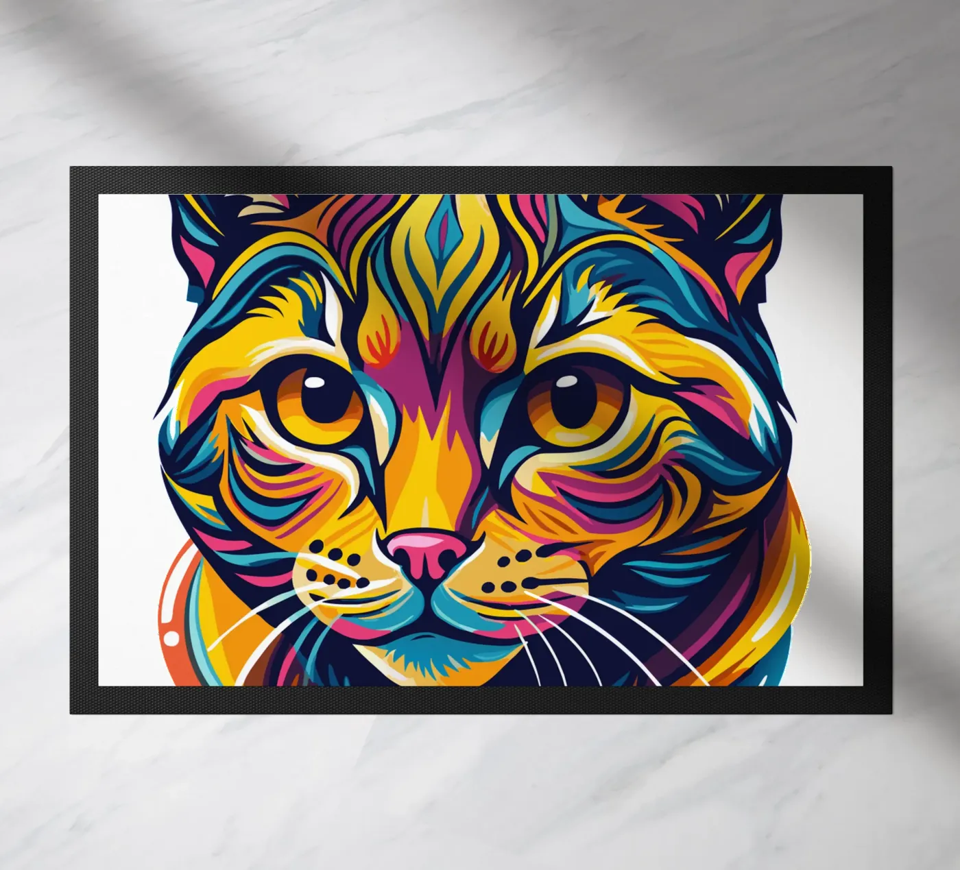 Cat Lovers doormat by Artnesia