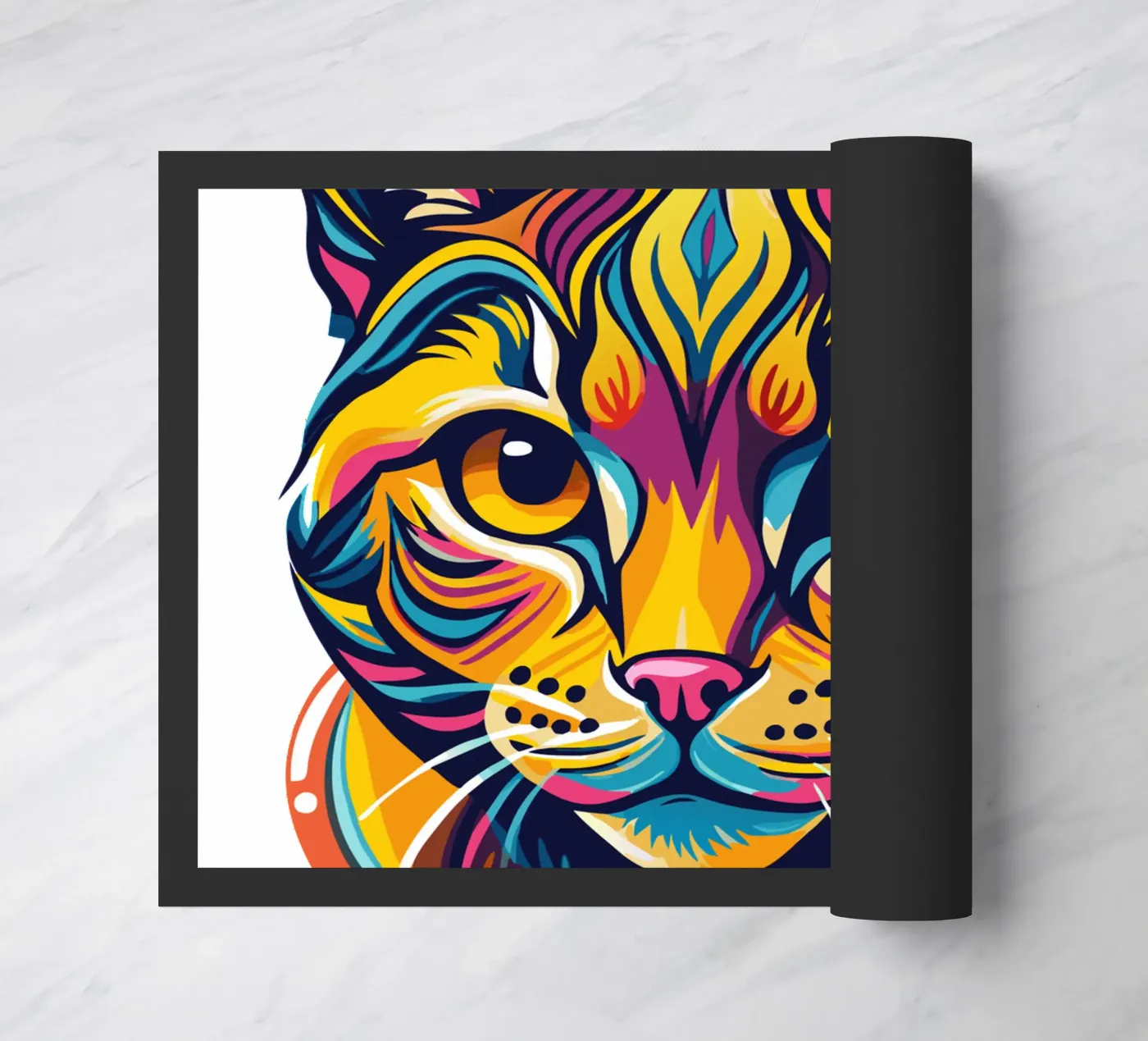 Cat Lovers doormat by Artnesia