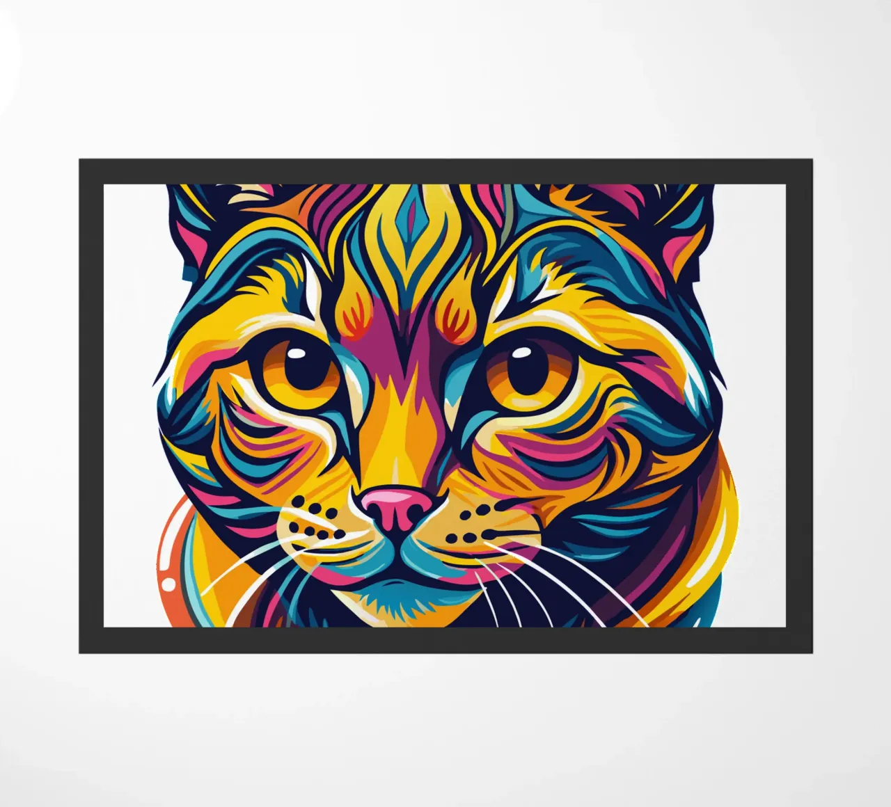 Cat Lovers doormat by Artnesia