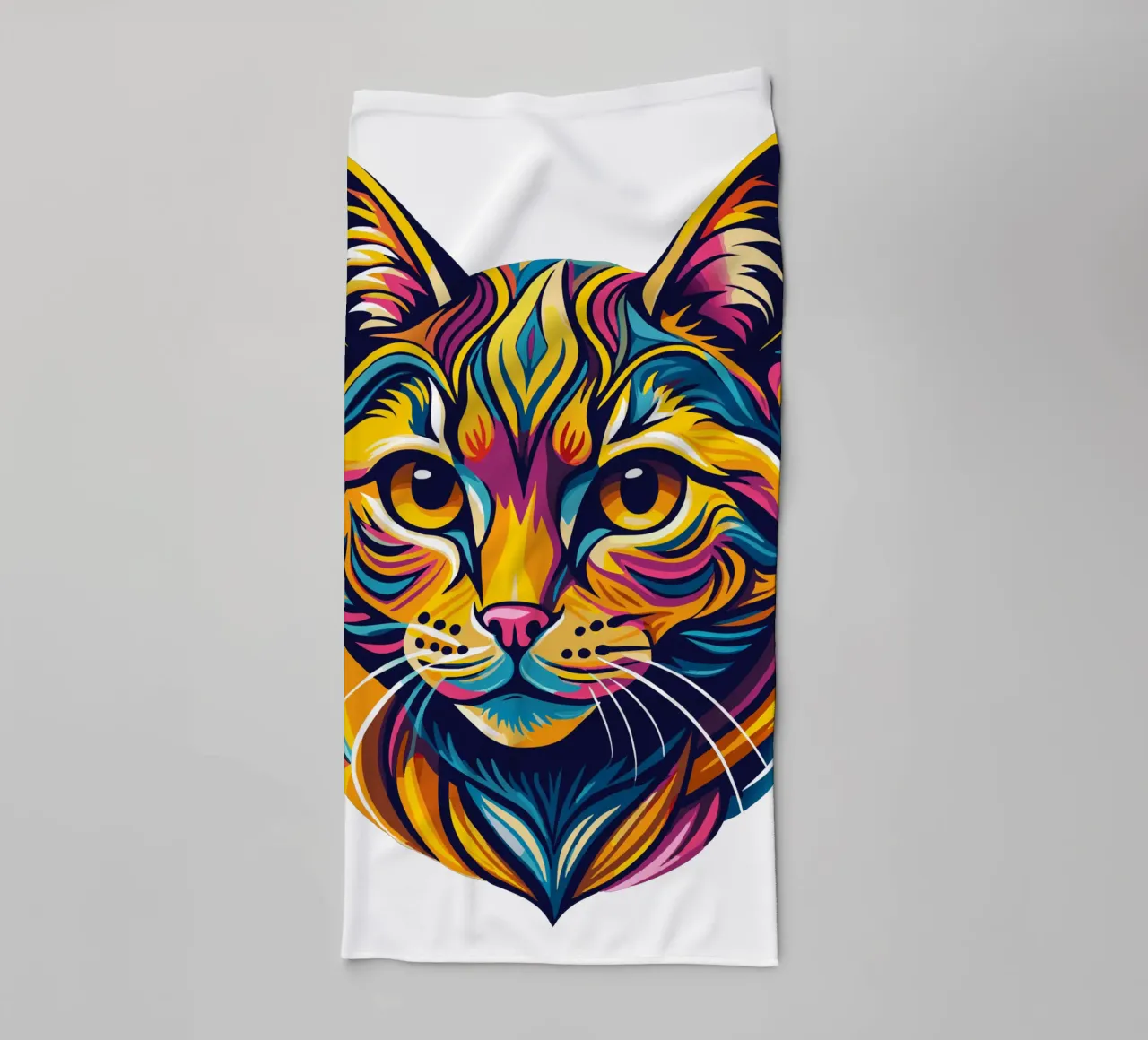 Cat Lovers towel by Artnesia
