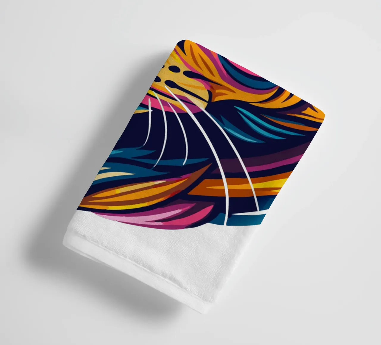 Cat Lovers towel by Artnesia