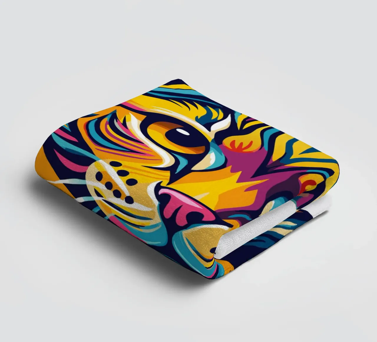 Cat Lovers towel by Artnesia