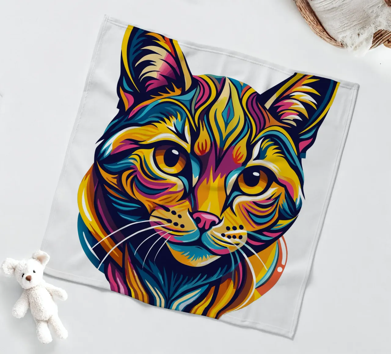 Cat Lovers Fleecedecke von Artnesia
