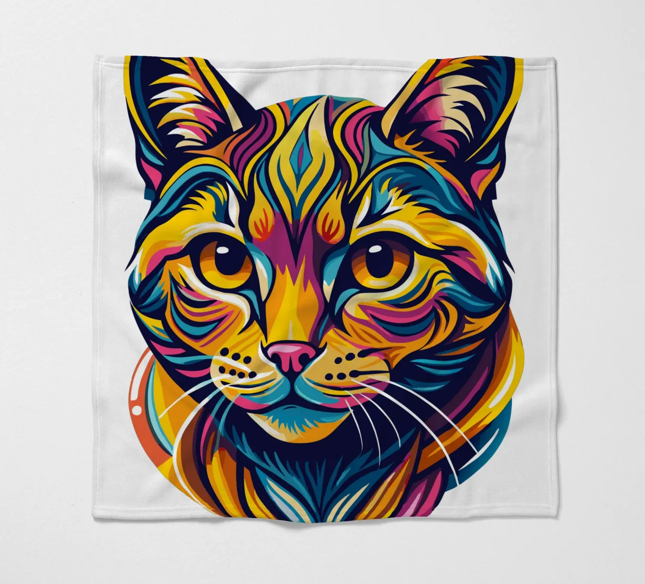 Cat Lovers Fleecedecke von Artnesia