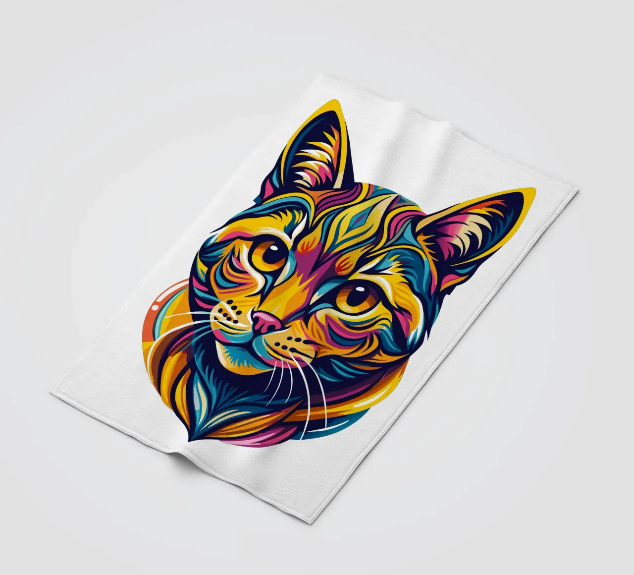 Cat Lovers Fleecedecke von Artnesia