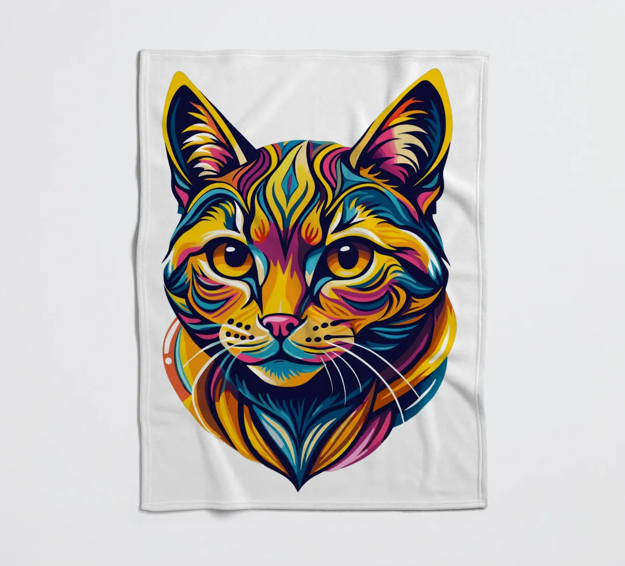 Cat Lovers Fleecedecke von Artnesia