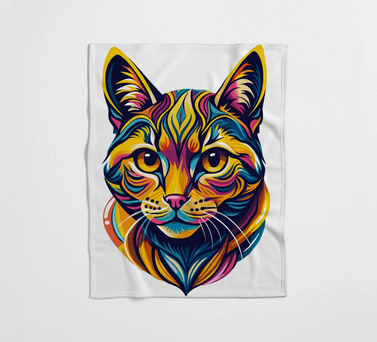 Cat Lovers Fleecedecke von Artnesia