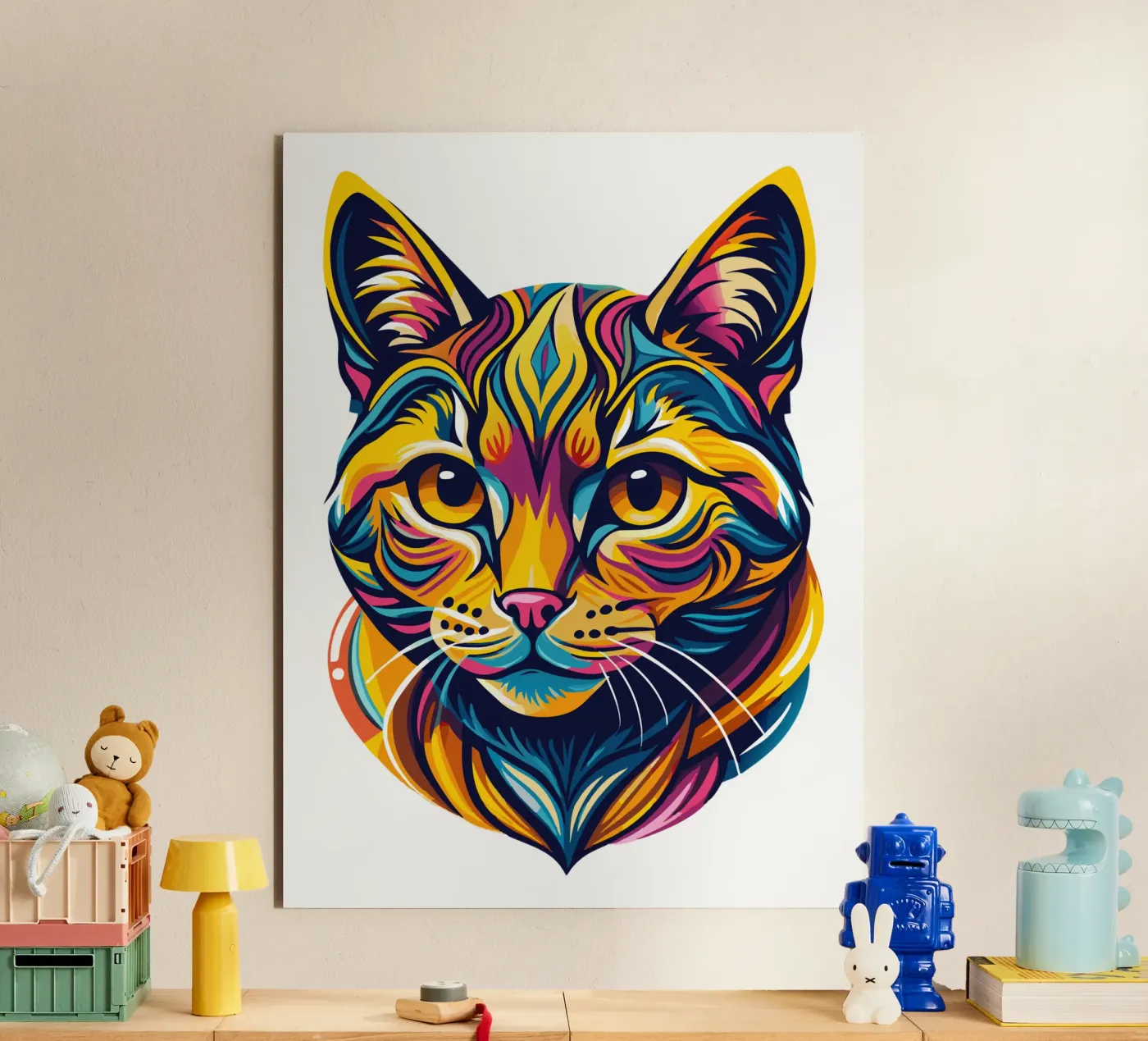 Amanti dei gatti alluminio dibond da Artnesia