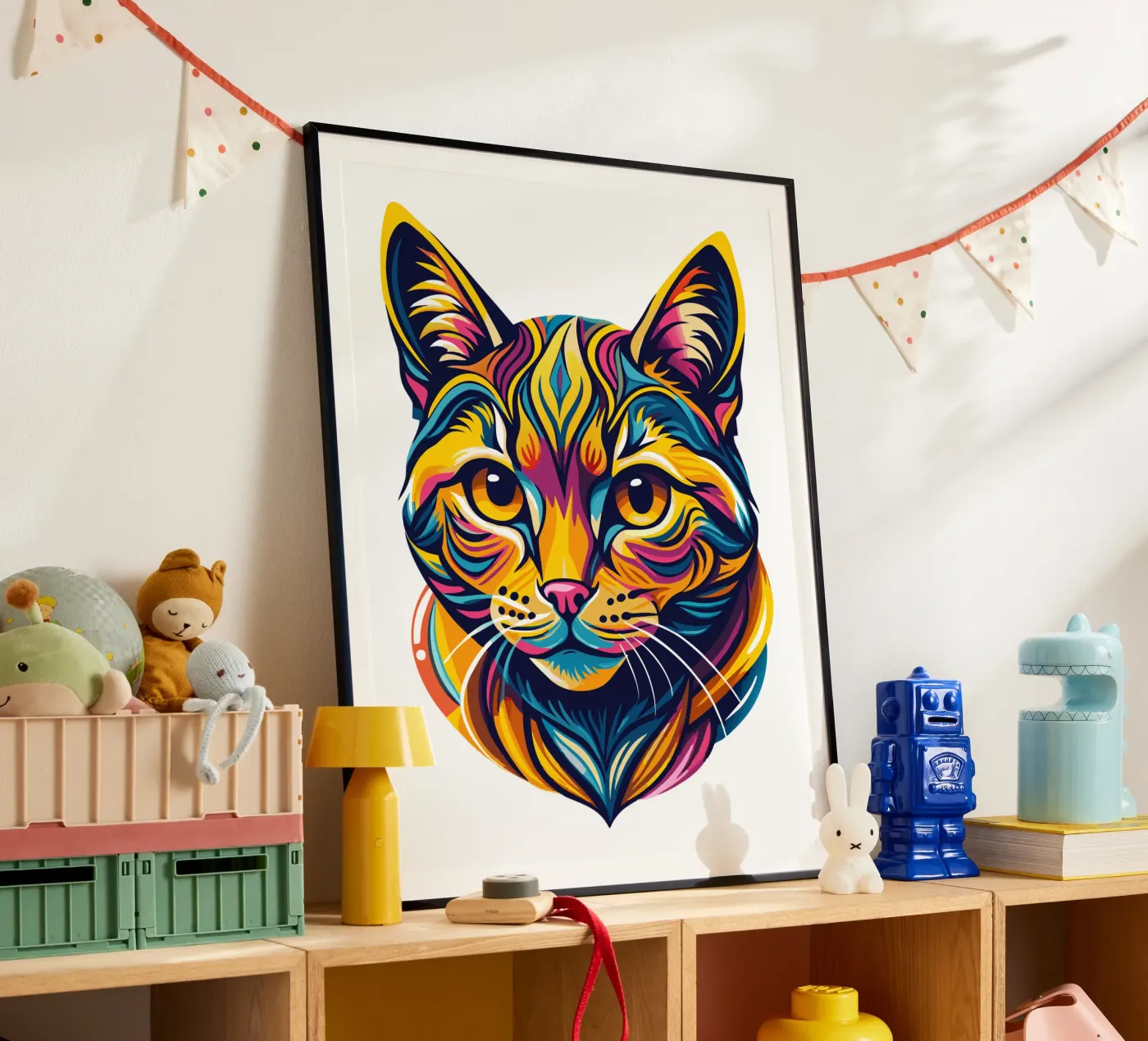 Cat Lovers poster by Artnesia