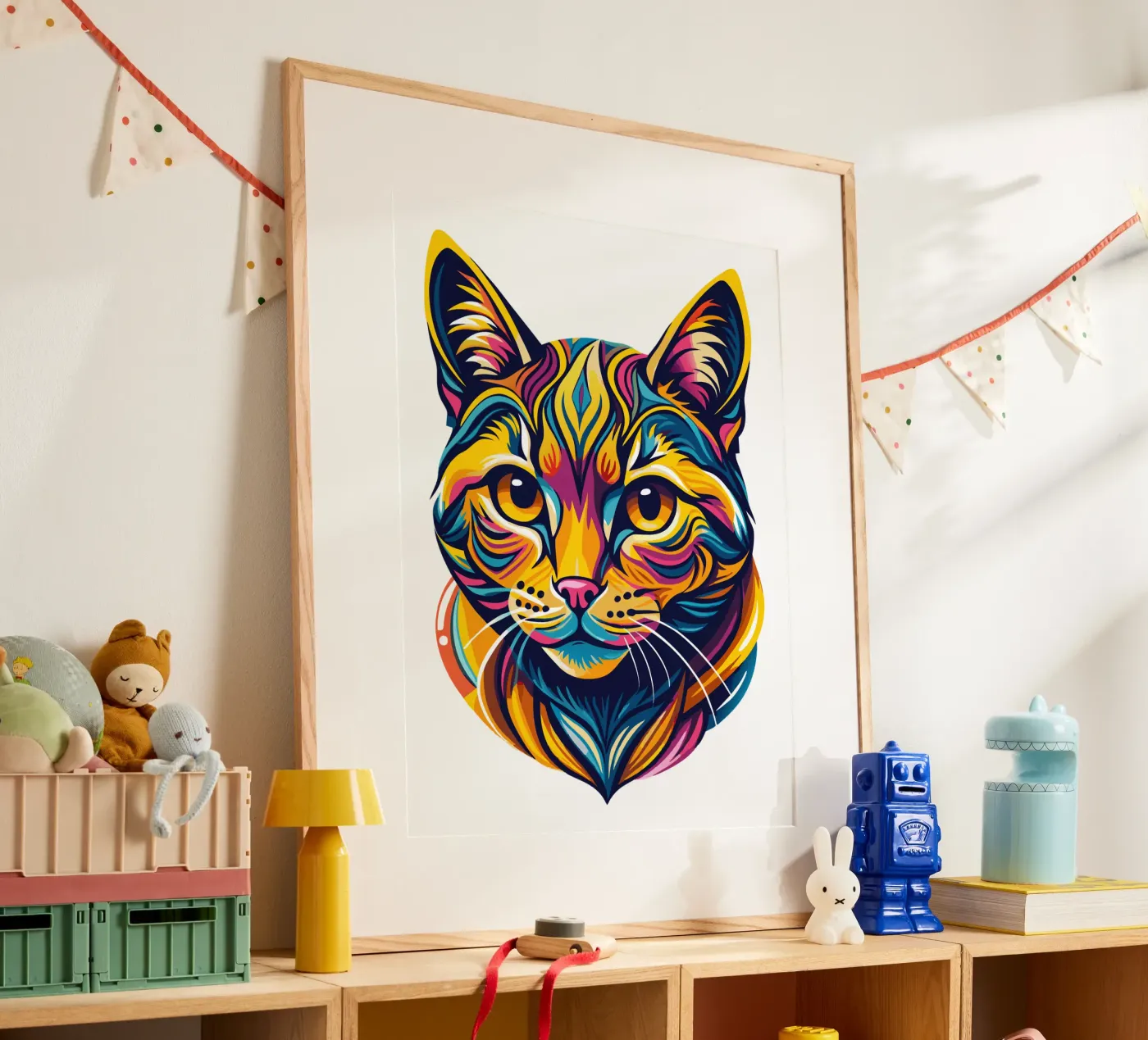 Cat Lovers poster by Artnesia
