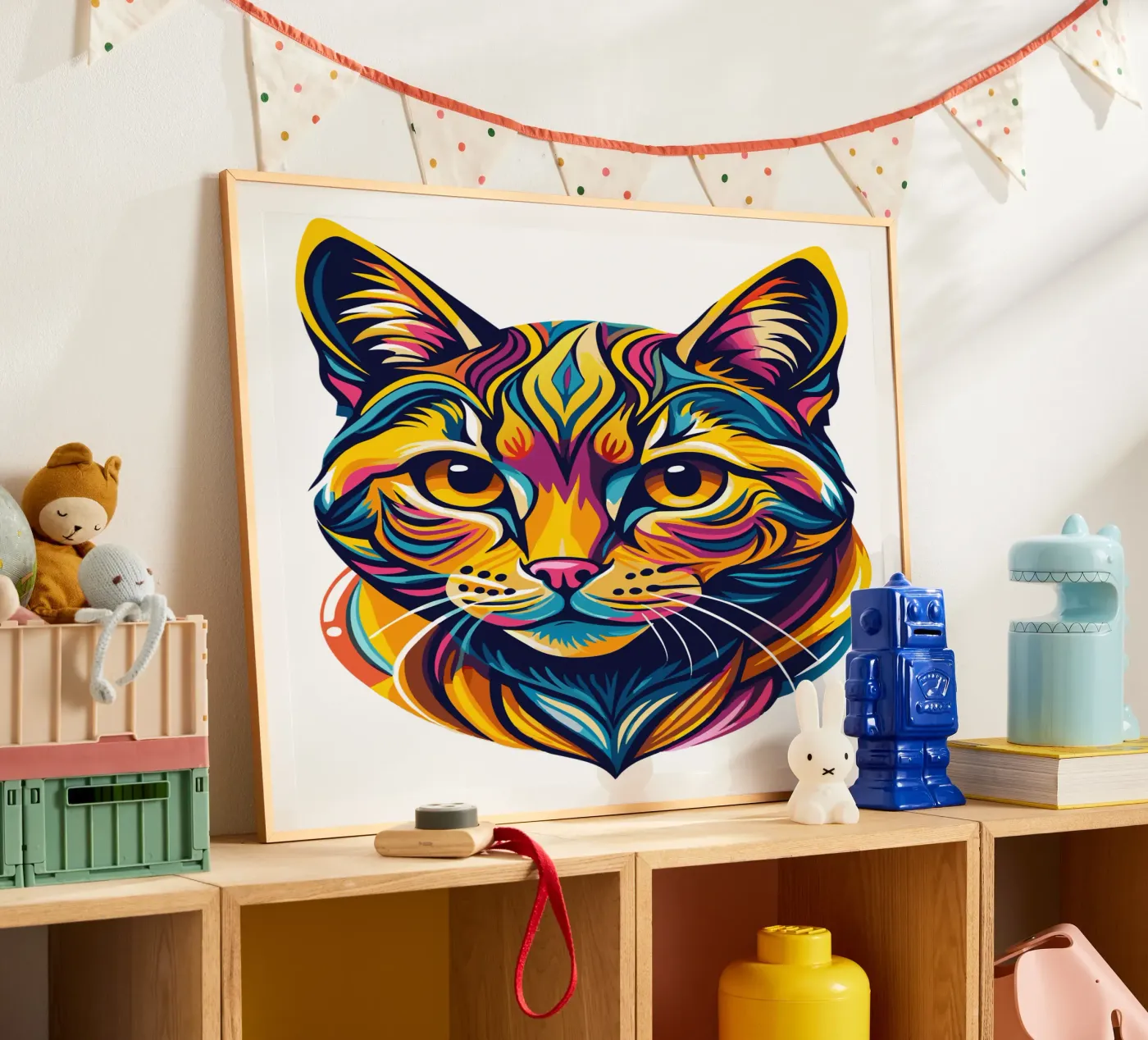 Cat Lovers poster by Artnesia