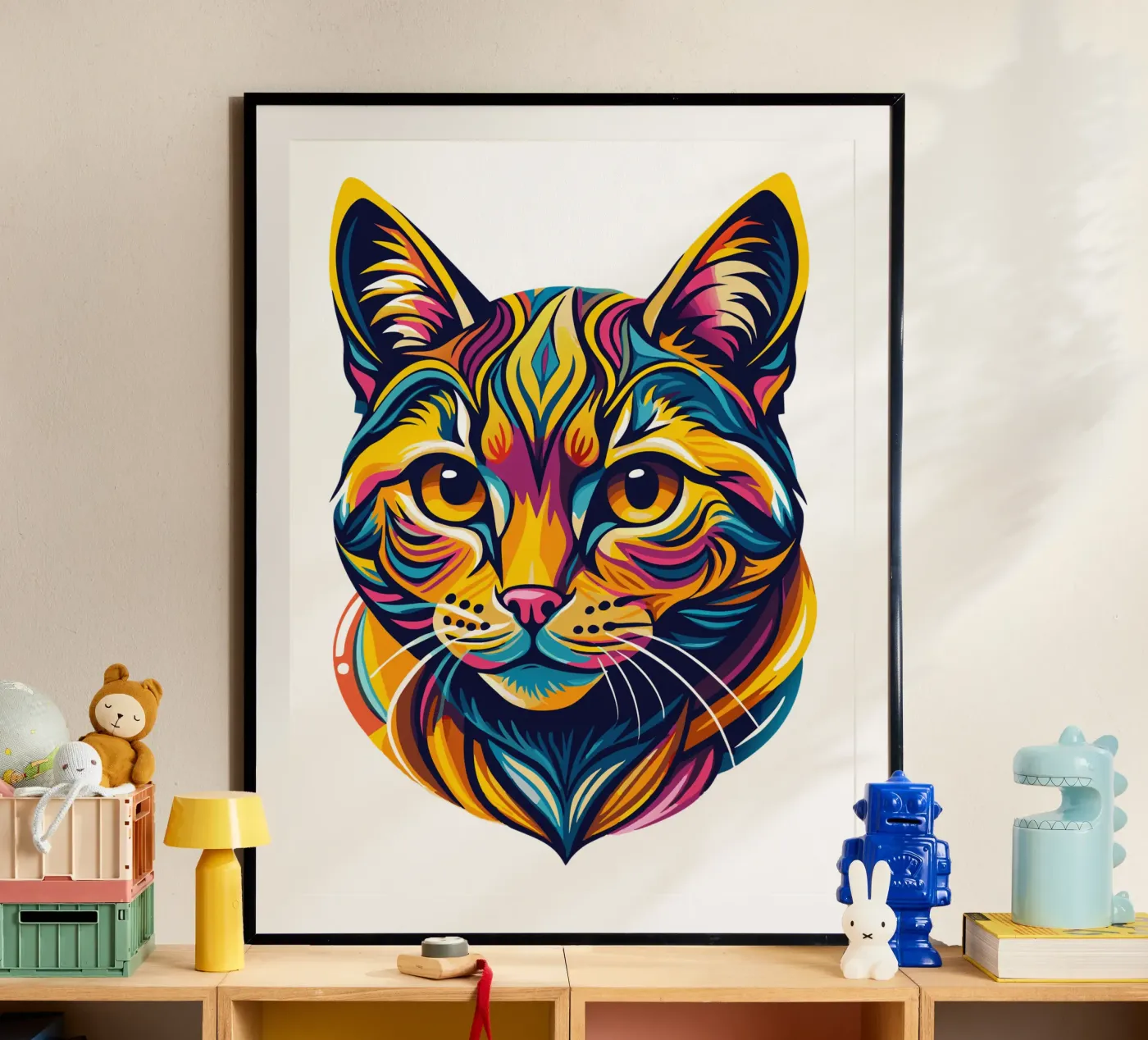 Cat Lovers poster by Artnesia